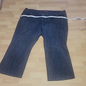 MXM Dark Blue Flare Jeans~ 50" waist